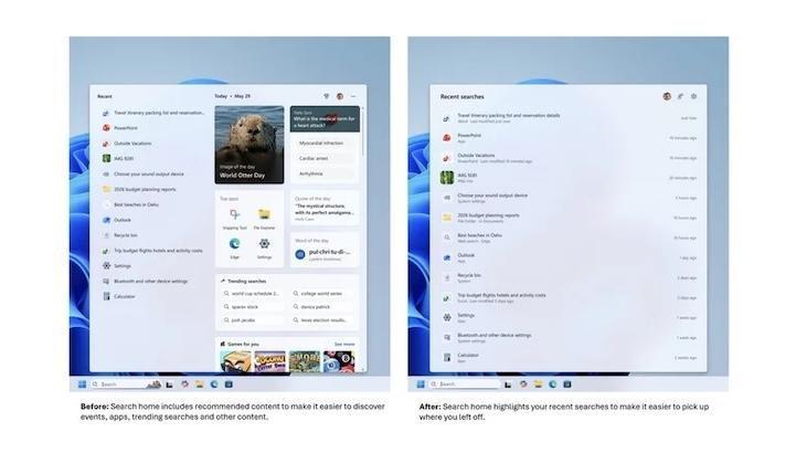 Windows 11in arama kutusu daha sade ve islevsel hale geliyor sllxRazK